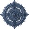 Ekena Millwork Haylynn Ceiling Medallion (Canopies up to 1 1/4"), 29 1/8"OD x 1 1/4"ID x 4"P, Americana Crackle CM29HYAMC - alternate 1